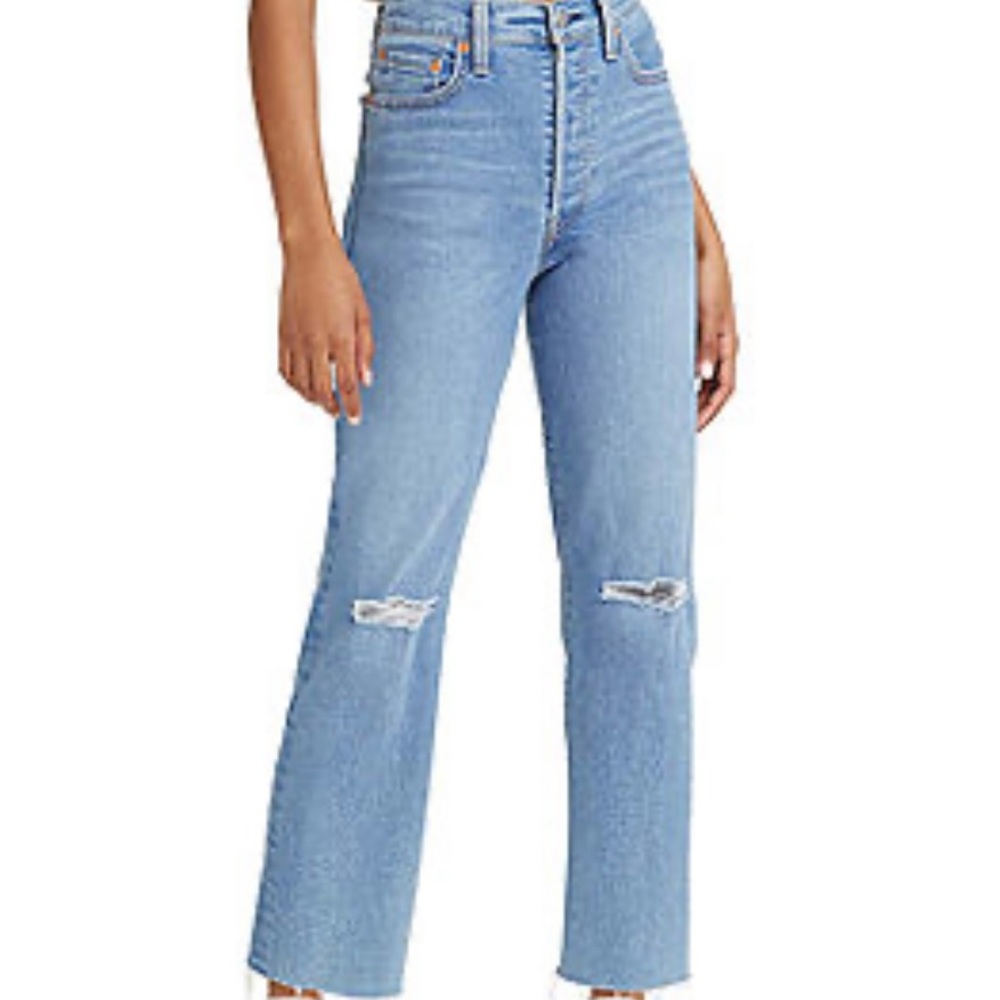 Women Levi Ribcage Straight Jeans